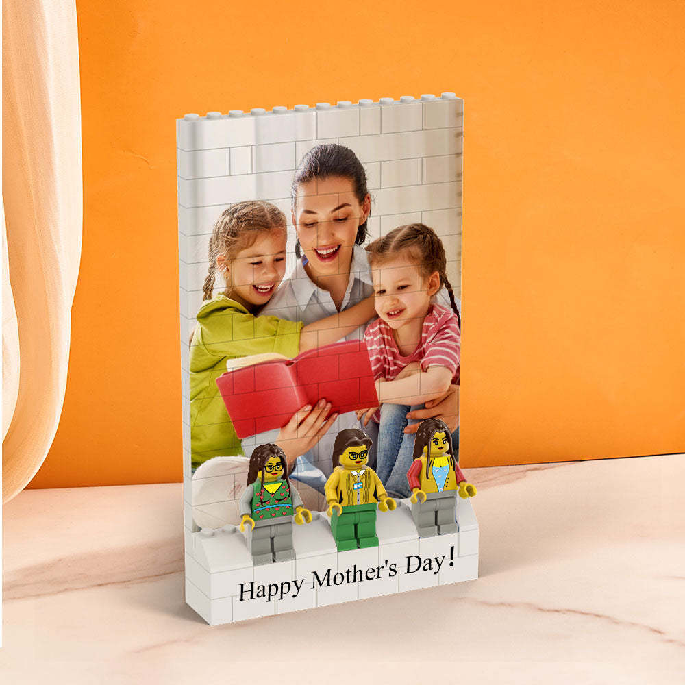 Custom Vertical Rectangle Photo Building Block Set Figures Building Kits