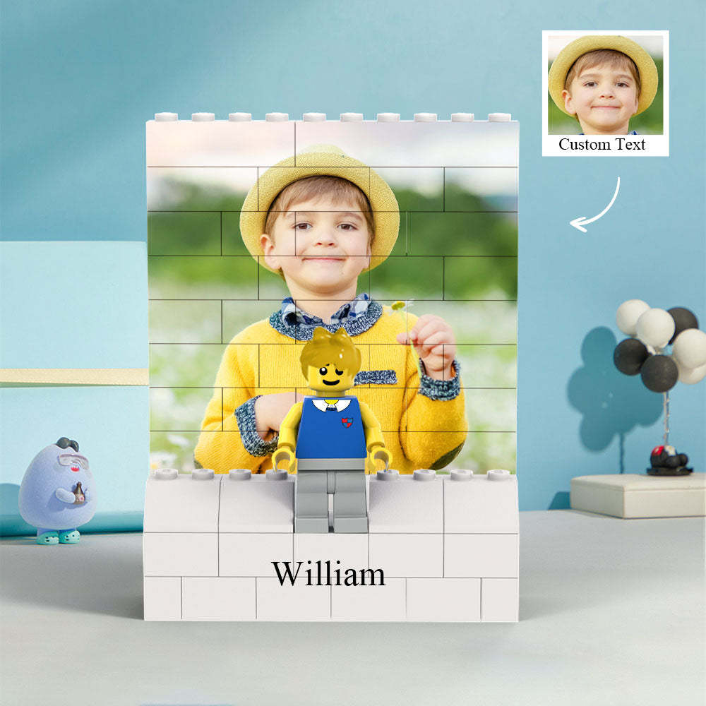 Custom Square Photo Building Block Set Figures Building Kits