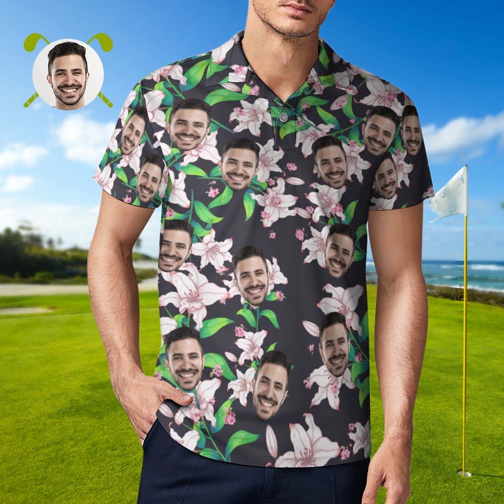Men's Custom Polo Shirt Personalized Golf Shirts