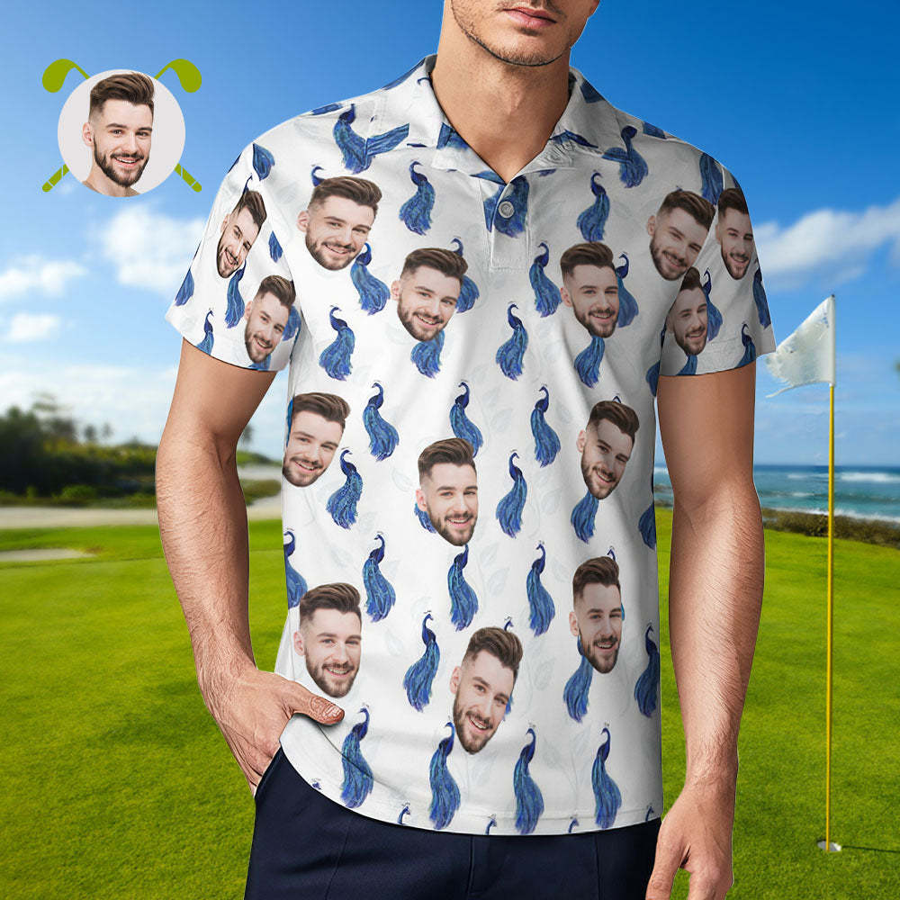 Men's Custom Polo Shirt Personalized Golf Shirts