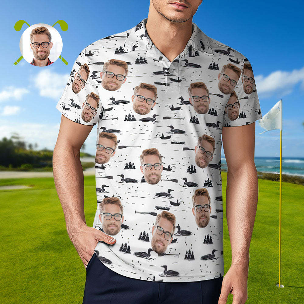 Men's Custom Polo Shirt Personalized Golf Shirts