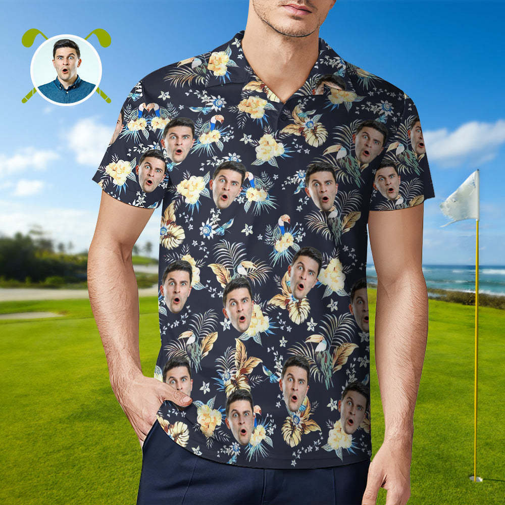 Men's Custom Polo Shirt Personalized Golf Shirts