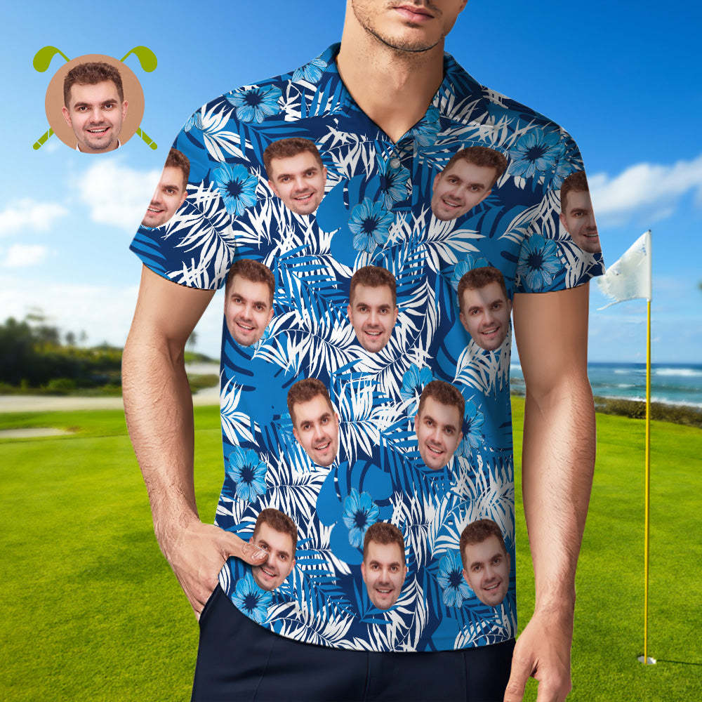 Men's Custom Polo Shirt Personalised Golf Shirts