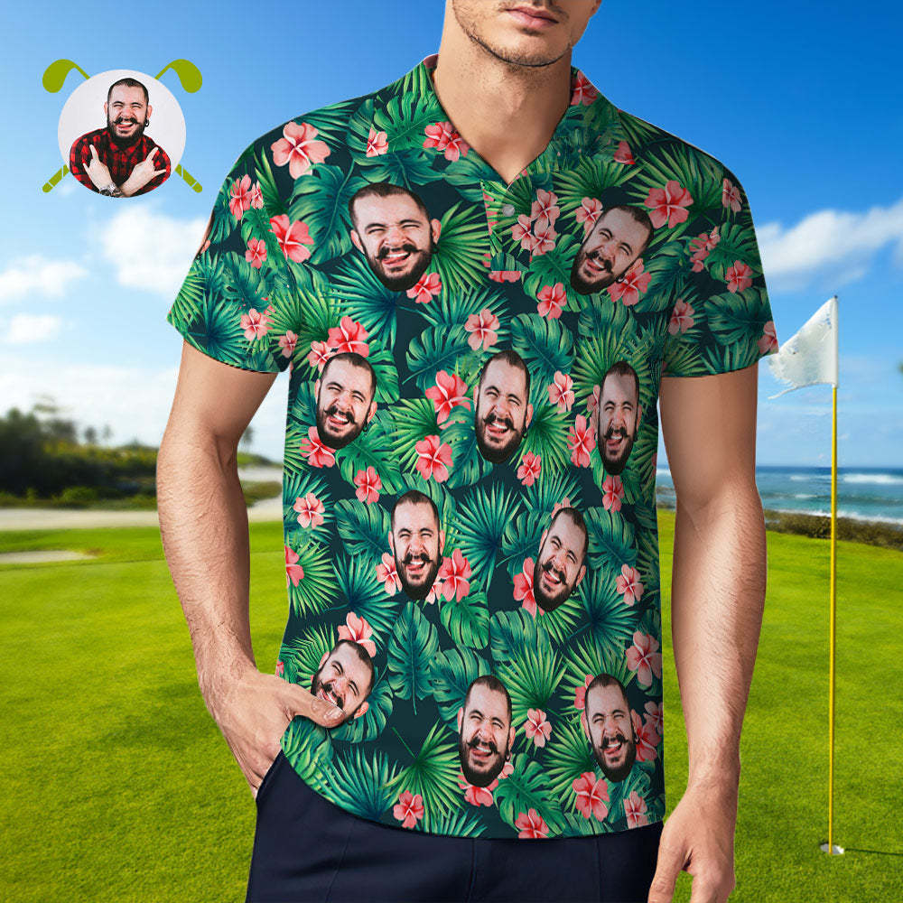Men's Custom Polo Shirt Personalised Golf Shirts