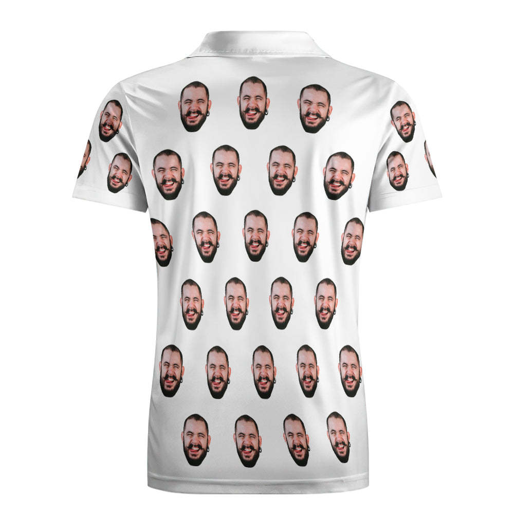 Men's Custom Polo Shirt Personalised Golf Shirts