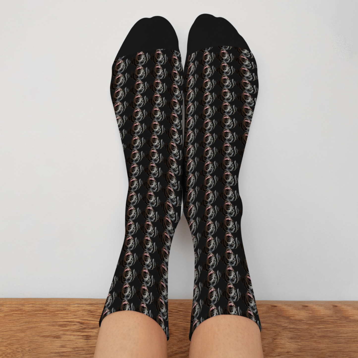 Custom Full Face Photo Printed Socks Personalized Custom Designs Best Gift Idea - makephotopuzzleuk