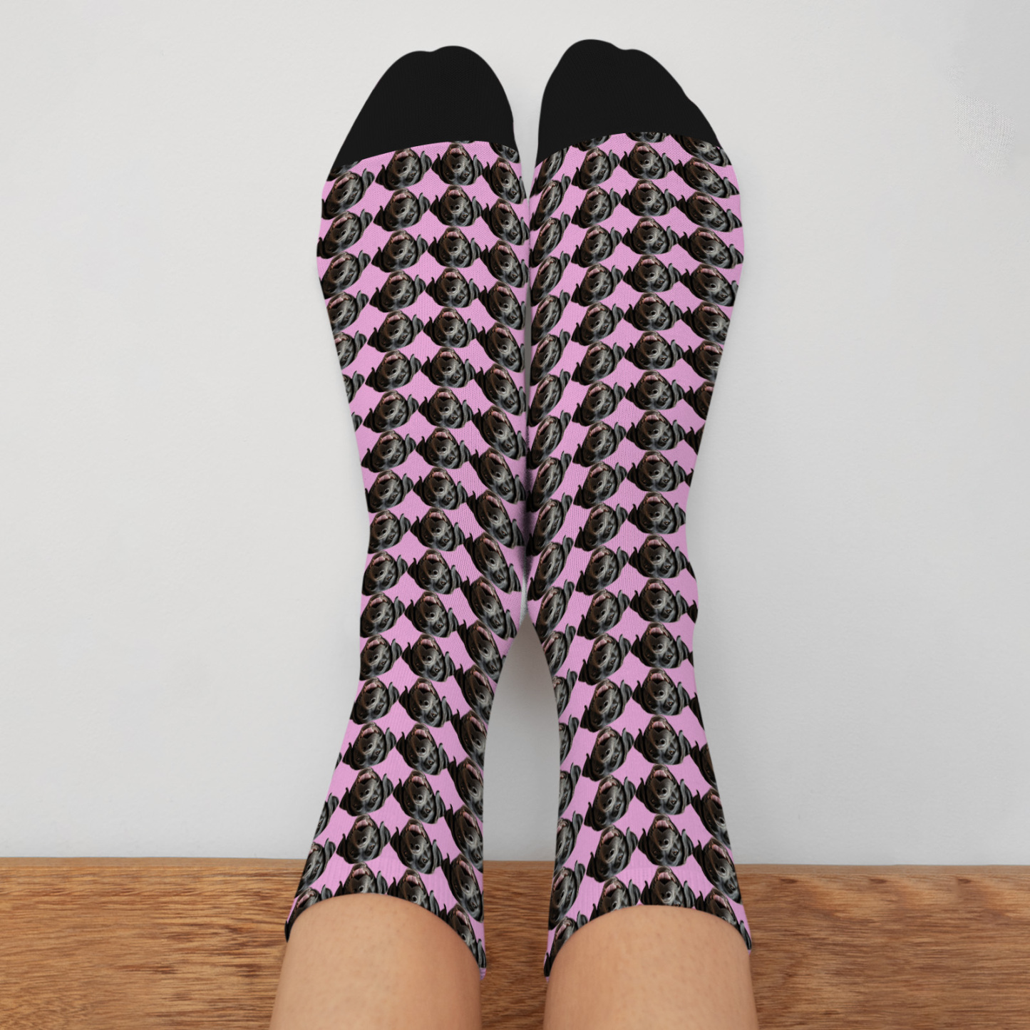 Custom Full Face Photo Printed Socks Personalized Custom Designs Best Gift Idea - makephotopuzzleuk