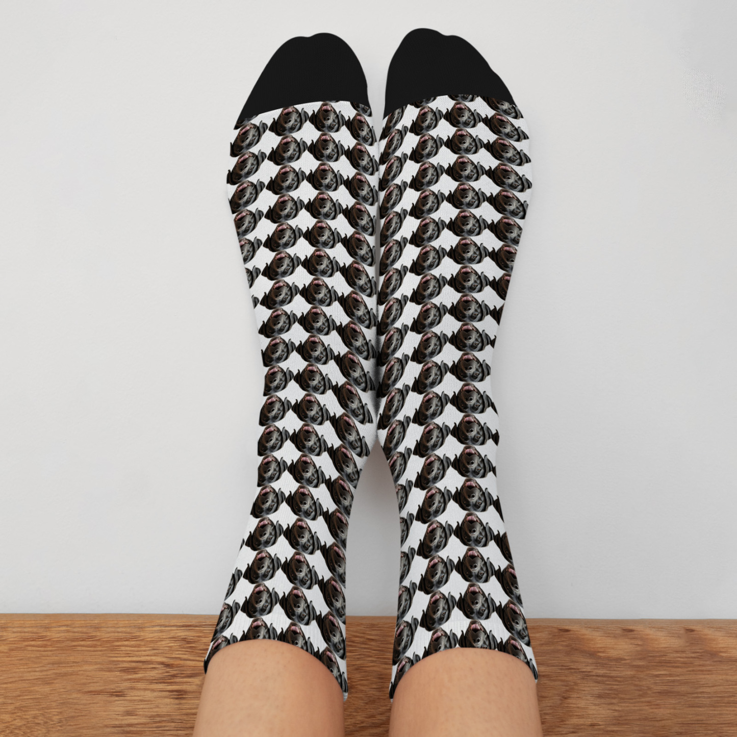 Custom Full Face Photo Printed Socks Personalized Custom Designs Best Gift Idea - makephotopuzzleuk