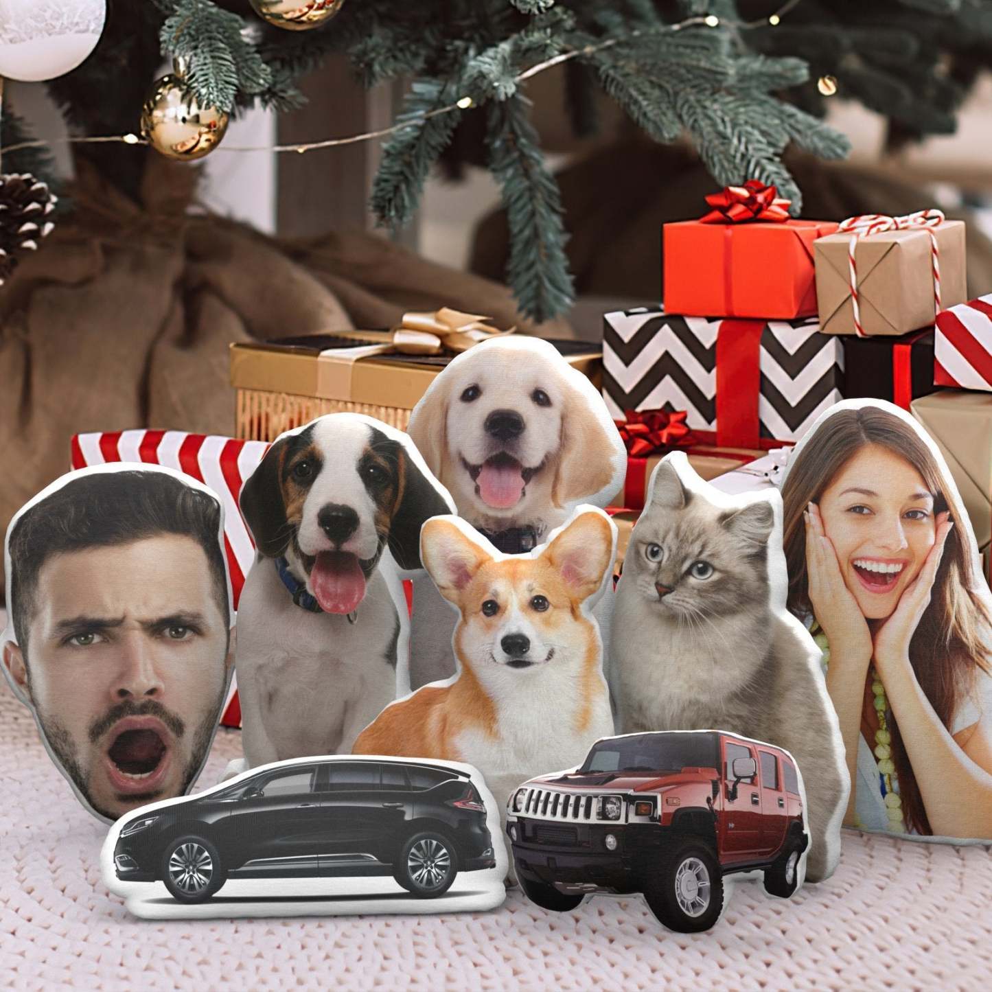 Custom Pet Pillow Memorial Gift Pet Picture Pillow - makephotopuzzleuk