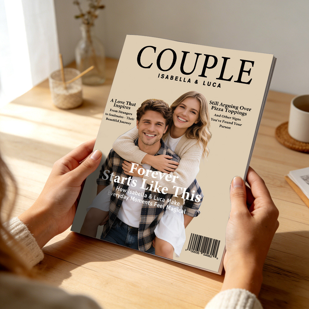Personalised COUPLE Magazine for Her on Anniversary