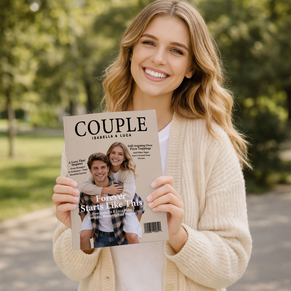 Personalised COUPLE Magazine for Her on Anniversary