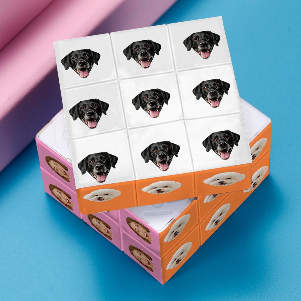 Custom Photo Face Rubic's Cube Creative Multiphoto Gifts - makephotopuzzleuk