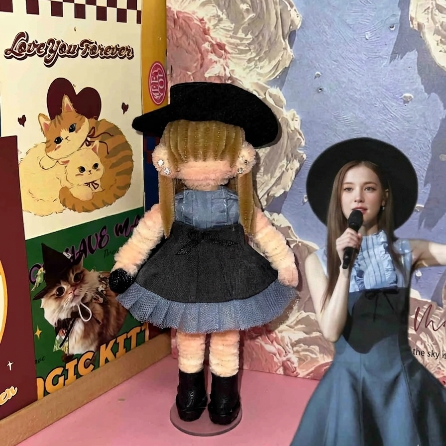 Custom Chenille Stems Personalized Twisting Stick Figure Personalized Doll Fuzzy Wire Doll for Couples - makephotopuzzleuk