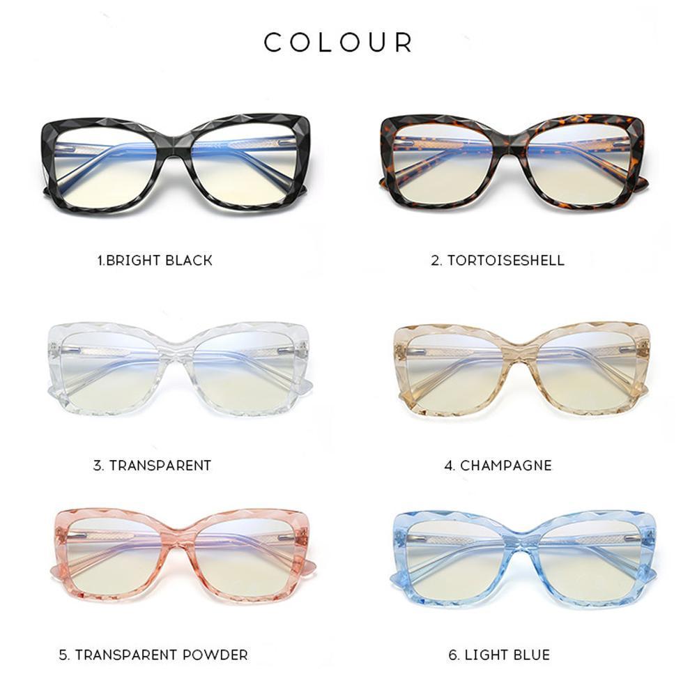 Hope - Fashion Blue Light Blocking Computer Reading Gaming Glasses - Transparent