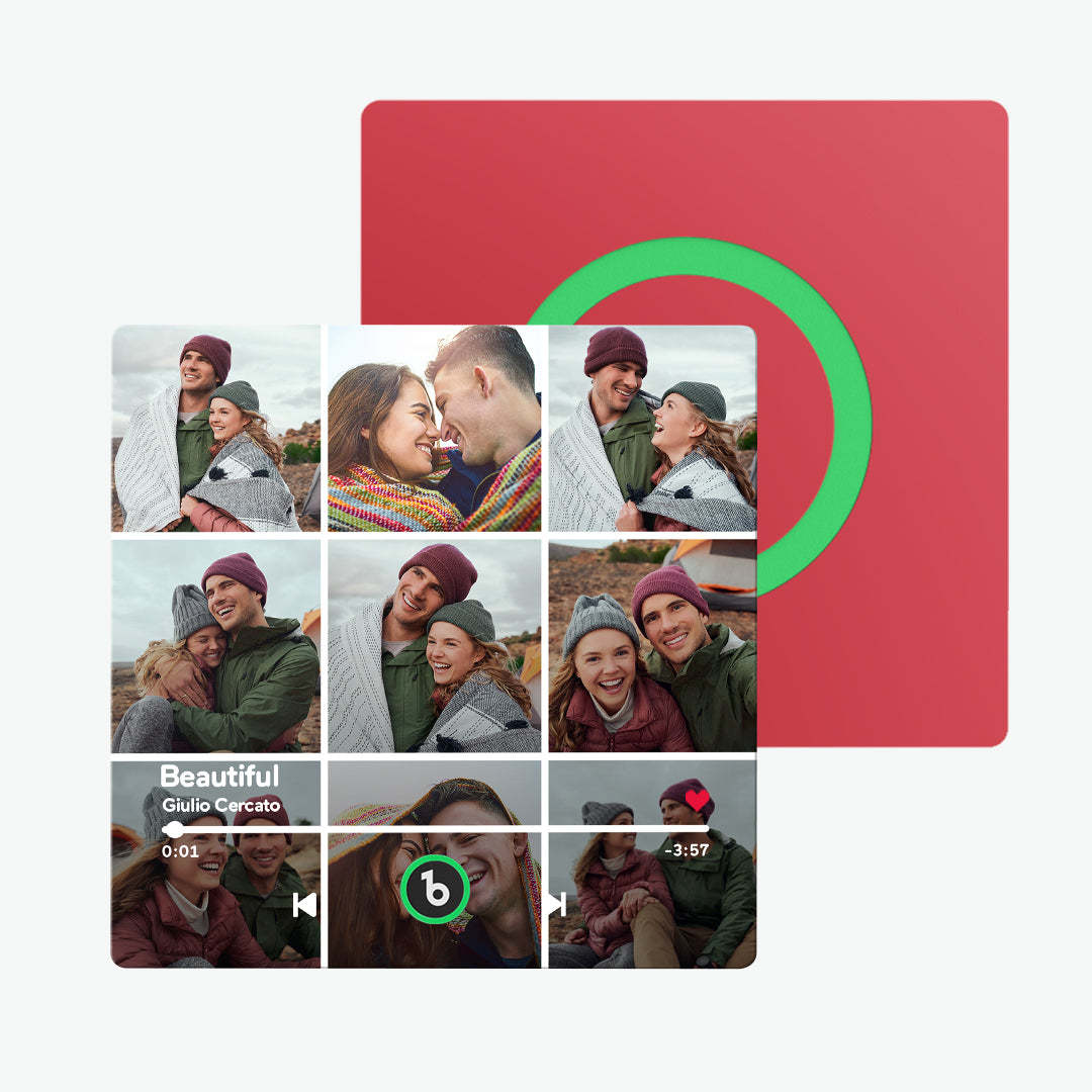 Custom Music Fridge Magnet Photo Collage Album Fridge Magnet Gifts for Girlfriend Colorful - makephotopuzzleuk