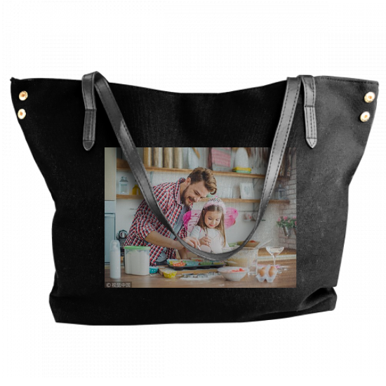 personalized photo shoulder bag canvas tote bags