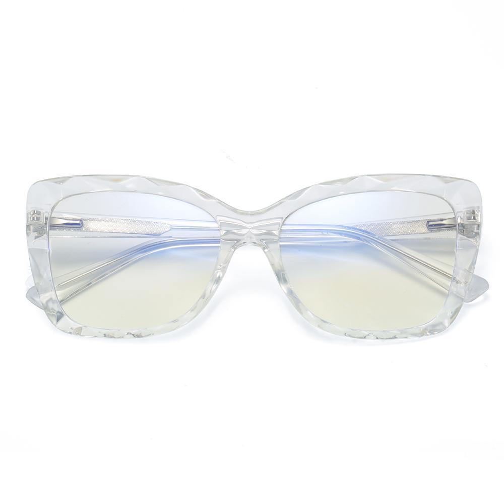 Hope - Fashion Blue Light Blocking Computer Reading Gaming Glasses - Transparent