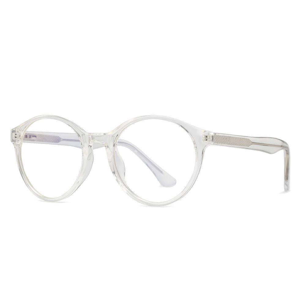Foresee - Fashion Blue Light Blocking Computer Reading Gaming Glasses - Transparent