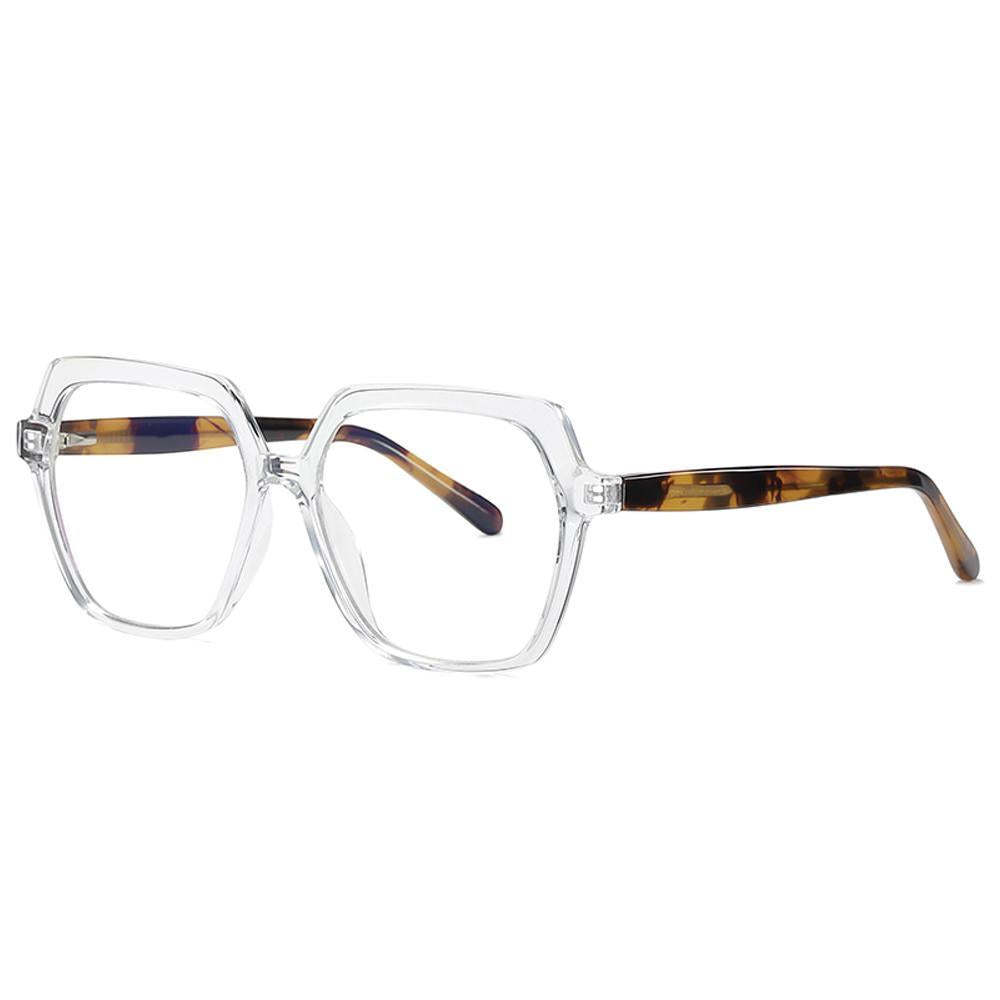 Believe - Fashion Blue Light Blocking Computer Reading Gaming Glasses - Transparent