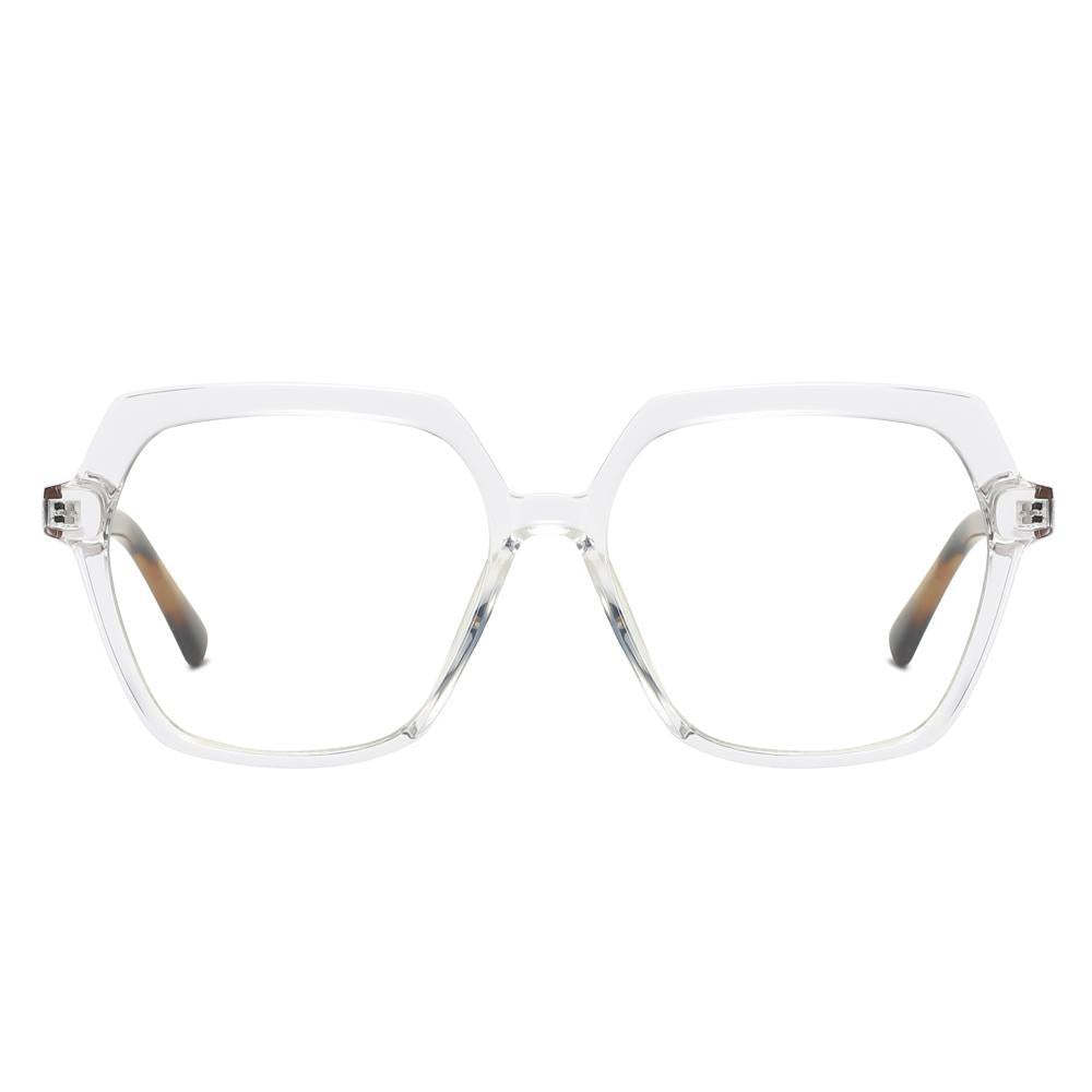 Believe - Fashion Blue Light Blocking Computer Reading Gaming Glasses - Transparent