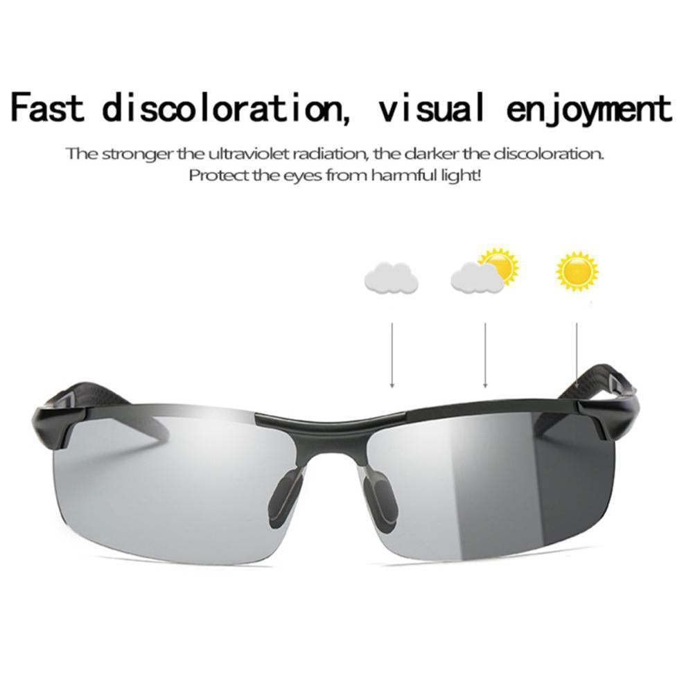 Sunny - Photochromic Polarized Sunglasses - Black/Grey