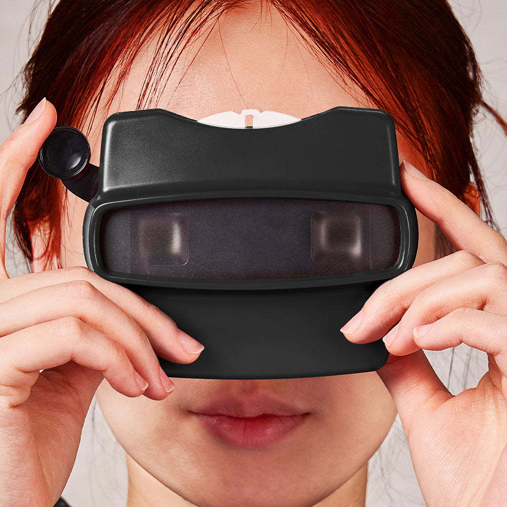 Custom 3D Viewfinder and Reel – Personalized Christmas Gift with your own photos Text and Photo Viewer Multiple Films Available - makephotopuzzleuk