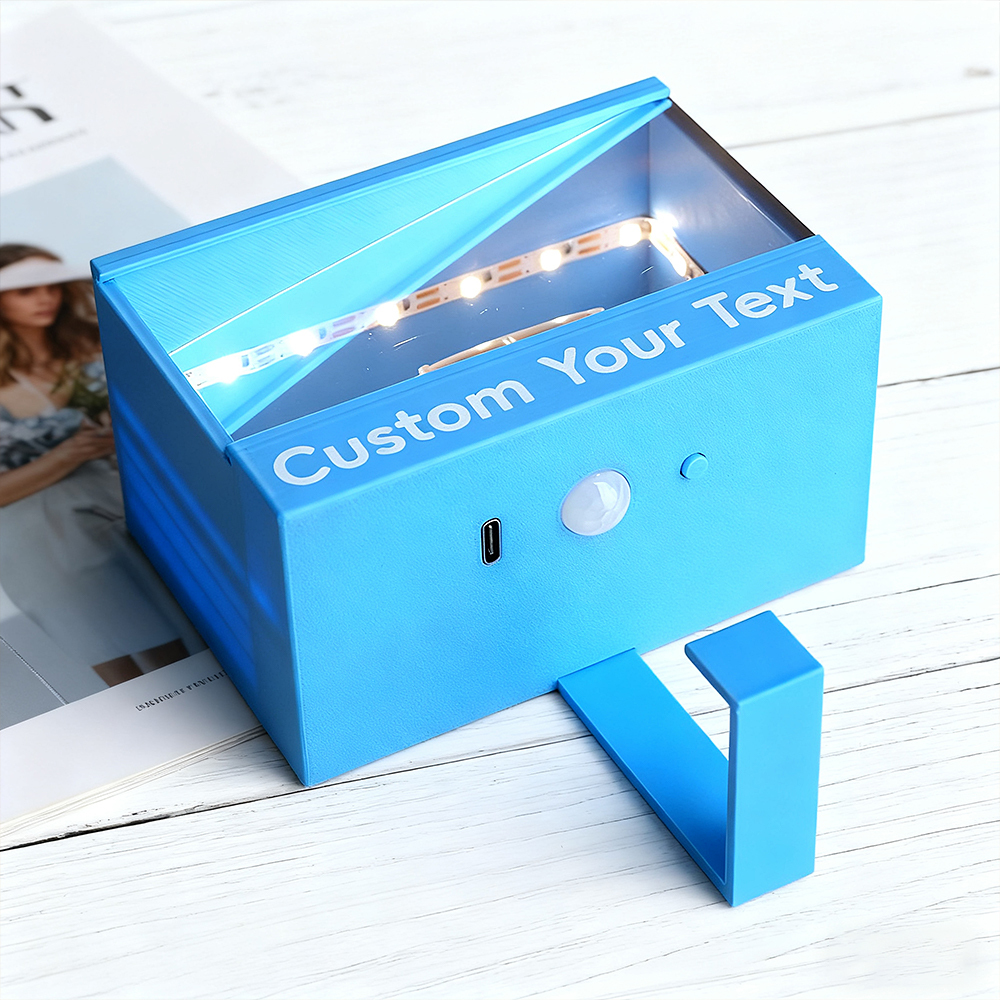 Mini Illuminated Garage Key Holder for 1:64 Scale Cars Wall Mount Display Gift for Car Lovers - makephotopuzzleuk