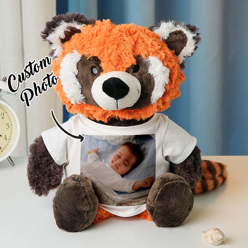 Personalized Animal Plush Stuffed Toy Birth Announcement Gift for Baby Shower - makephotopuzzleuk