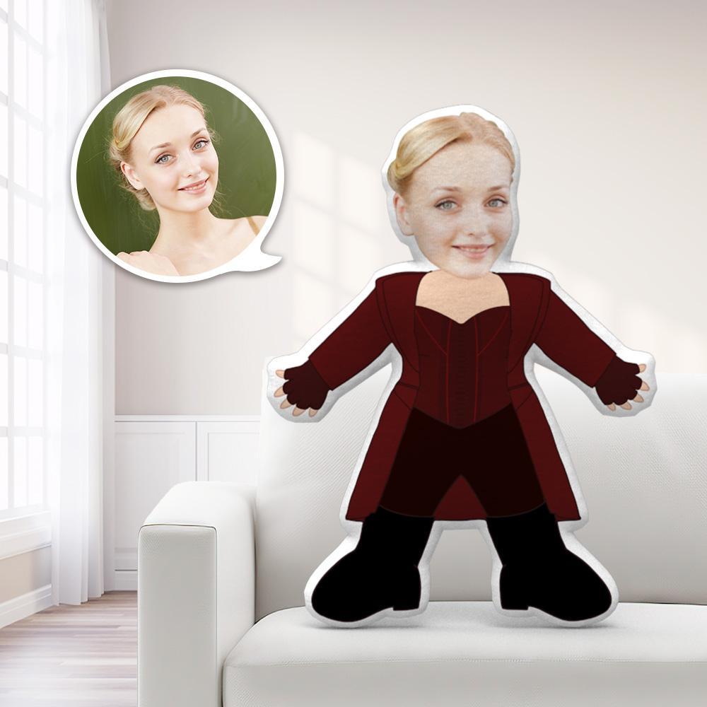 My Face Pillow Custom Pillow Face Body Pillow Personalized Photo Pillow Gift Pillow Toy Scarlet Witch Throw Pillow MiniMe Pillow