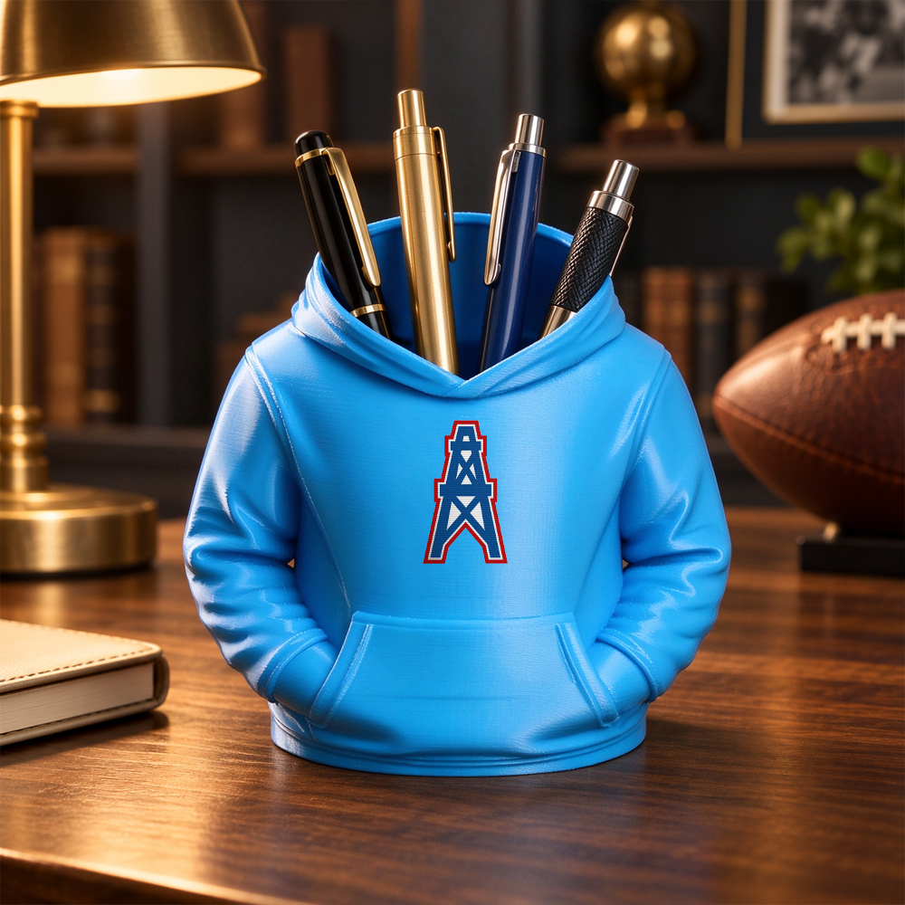3D Printed Football Hoodie Pen Holder | Team Desk Organizer - makephotopuzzleuk