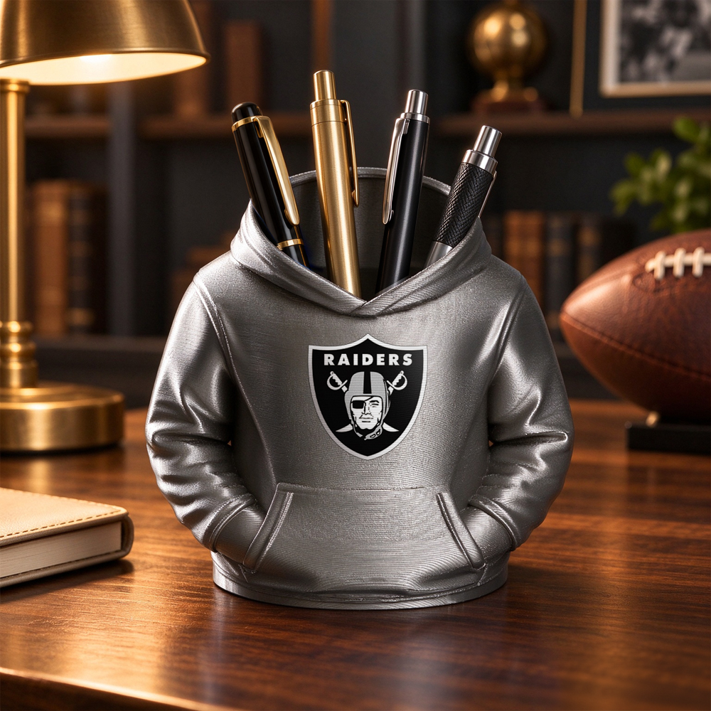 3D Printed Football Hoodie Pen Holder | Team Desk Organizer - makephotopuzzleuk