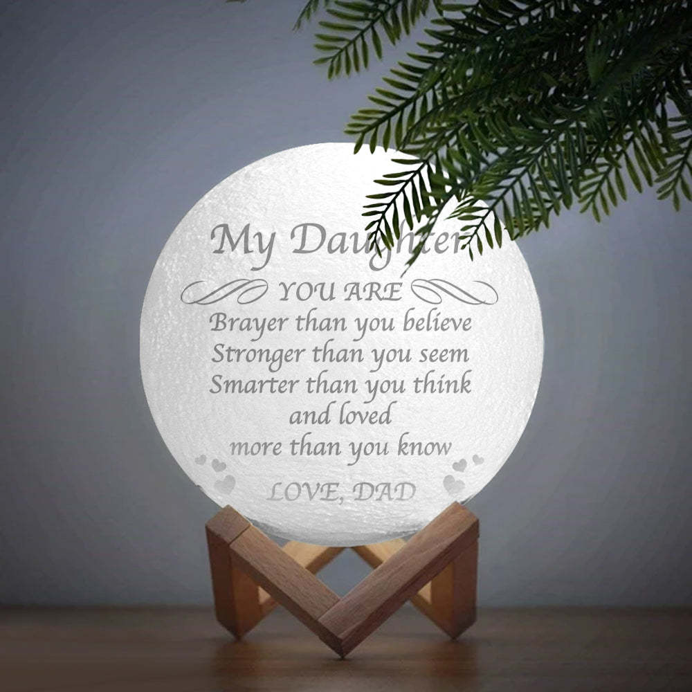 Customized Photo Moon Lamp Birthday Presents for Her - makephotopuzzleuk