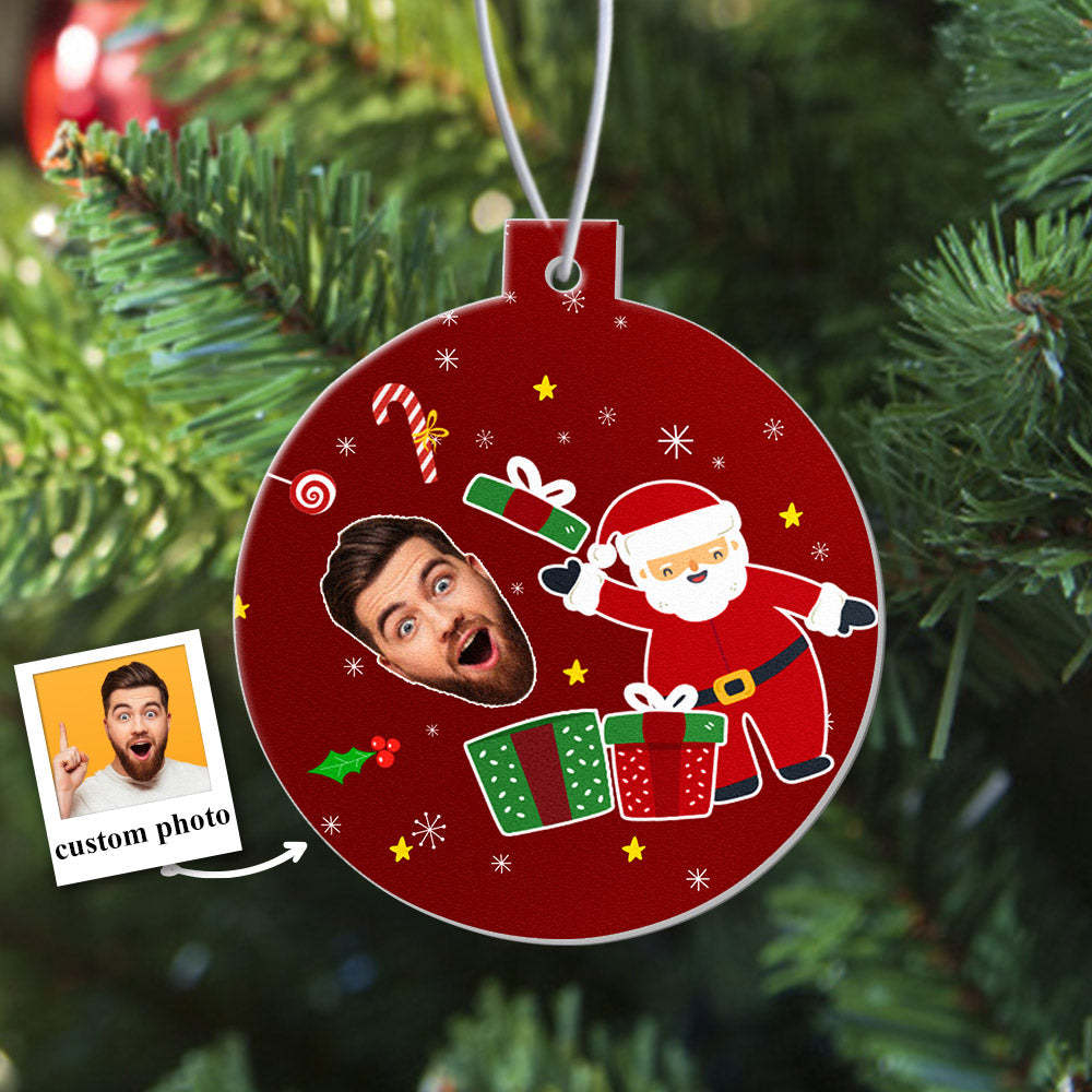 Custom Car Air Freshener Rearview Mirror Ornament Funny Air Freshener Gifts for Christmas - makephotopuzzleuk