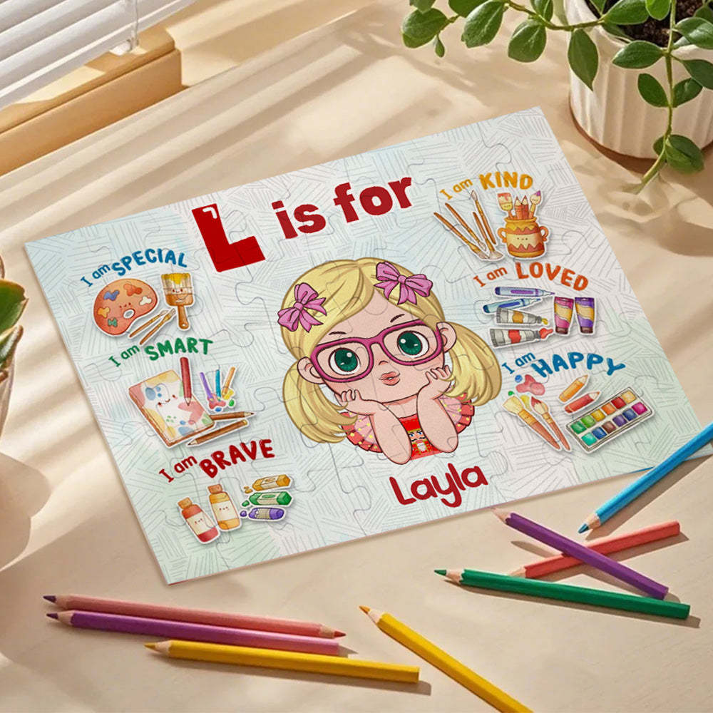 Personalised Jigsaw Puzzle 2024 Trendy Birthday Gift for Kids