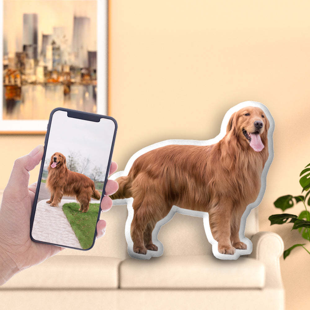 Gift For Pet Lover Cusom Photo Pillow Personalized Pet Pillow Customized Pet Portrait Doll - makephotopuzzleuk