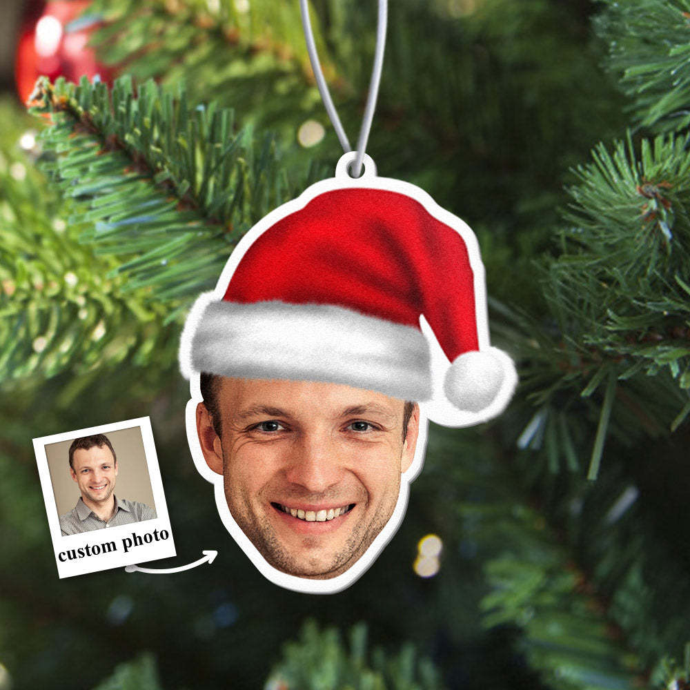 Custom Car Air Freshener Rearview Mirror Ornament Funny Air Freshener Gifts for Christmas - makephotopuzzleuk