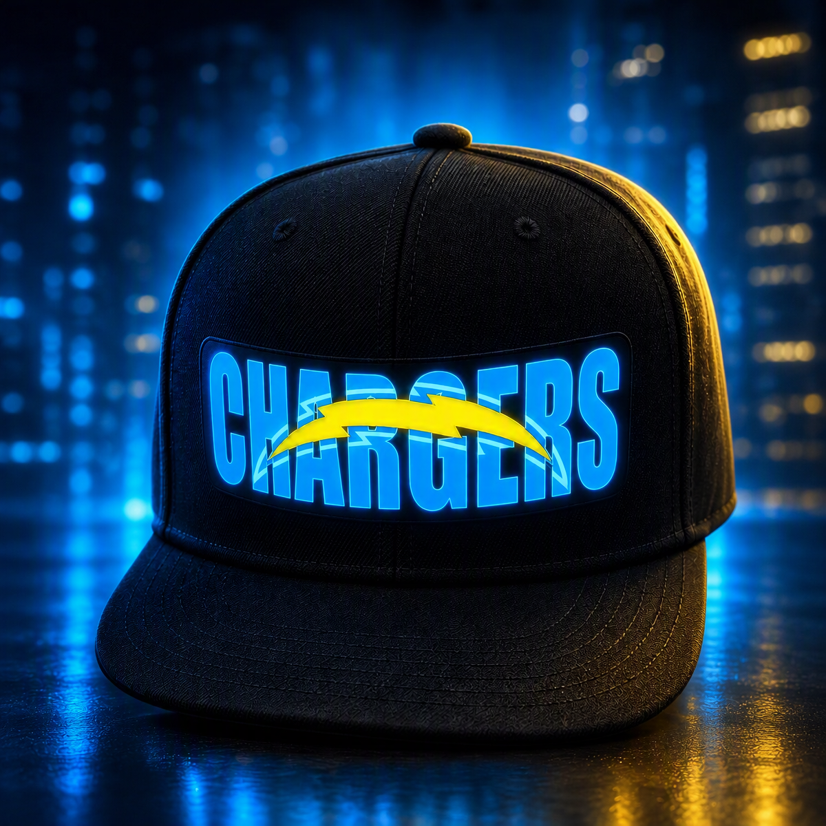 Football Fan LED Light-Up Snapback Cap - makephotopuzzleuk