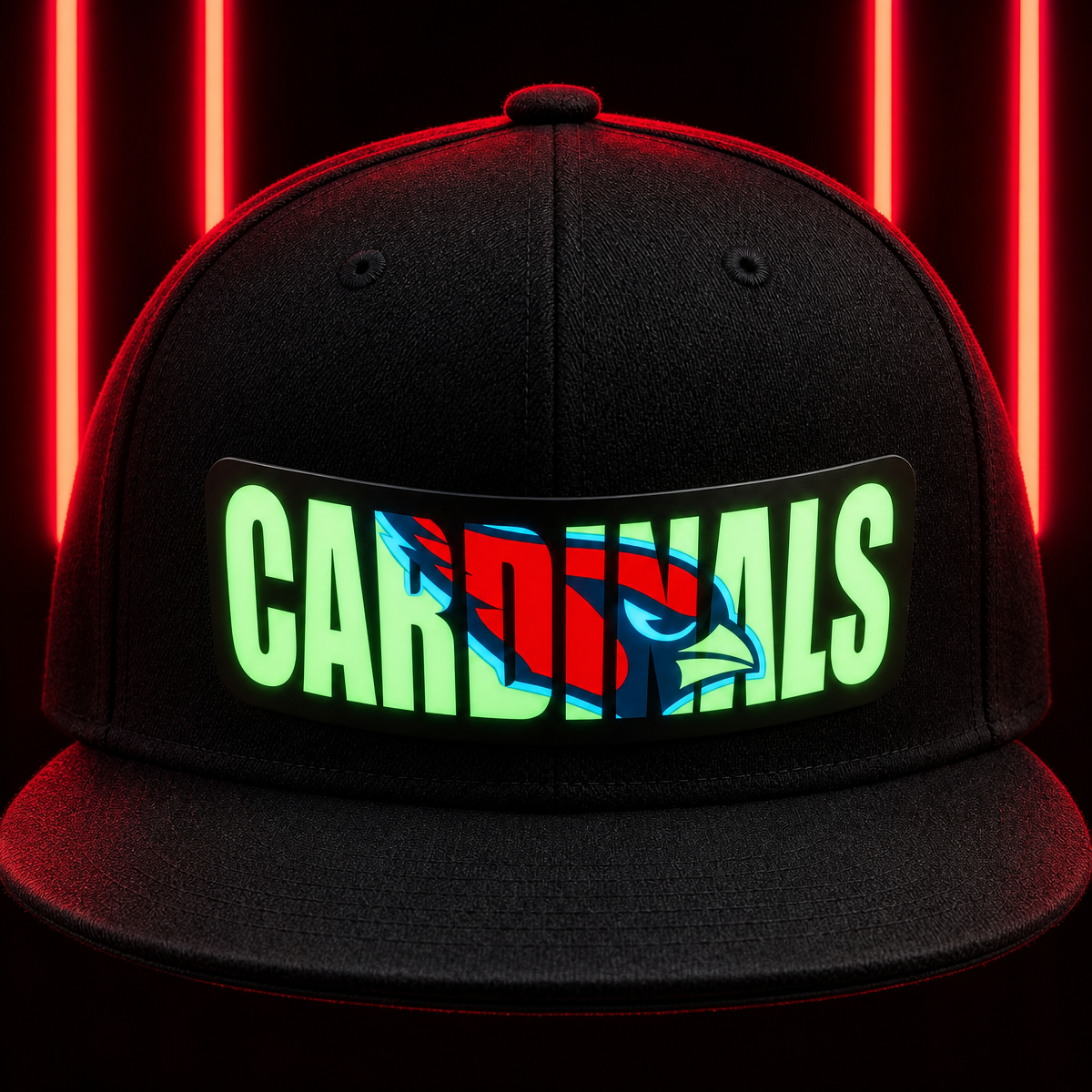 Football Fan LED Light-Up Snapback Cap - makephotopuzzleuk