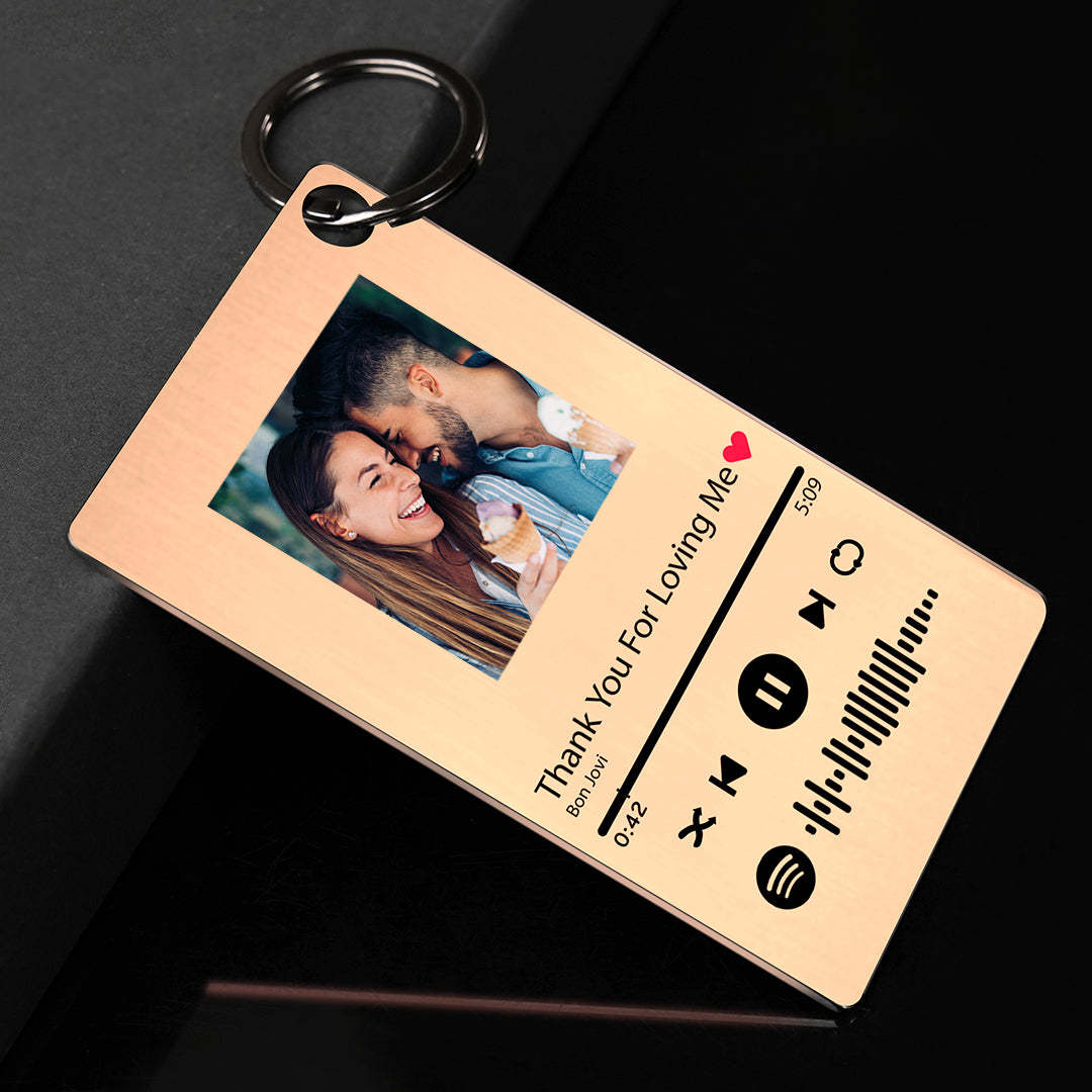 Custom Keychain Scannable Spotify Code Colorful Acrylic Scan Music Gifts - makephotopuzzleuk