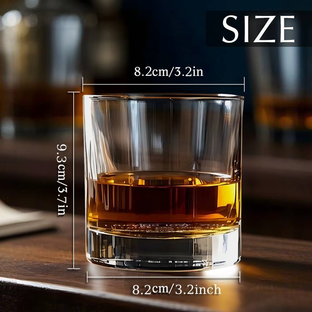 Personalized Whiskey Glass I Promise To Always Be By Your Side Whiskey Rocks Glass Gift for Husband or Boyfriend - makephotopuzzleuk