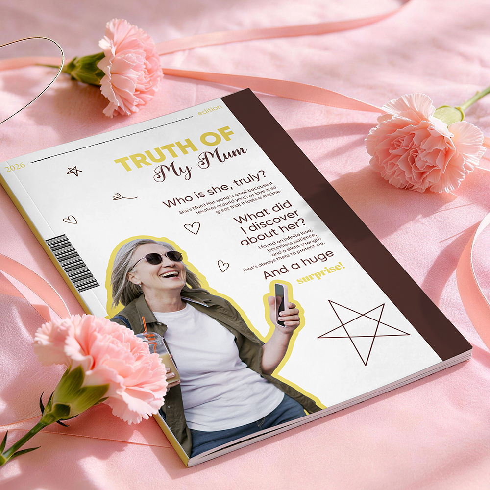 Personalized TRUTH OF MY MOM Magazine for Mama on Mother's Day