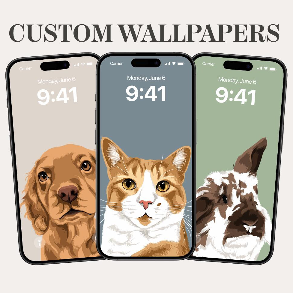 Custom Photo Collage Wallpaper | Personalized Lock Screen for iPhone & Samsung, Phone Background Art for Loved Ones - makephotopuzzleuk