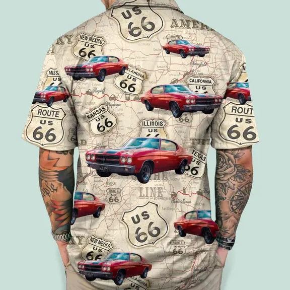Upload Car Photo Hawaiian Shirt, Custom Hawaiian Shirt For Him, 1-3 Photos(Car or Face), 4 Designs Available Gift For Car Lovers - makephotopuzzleuk