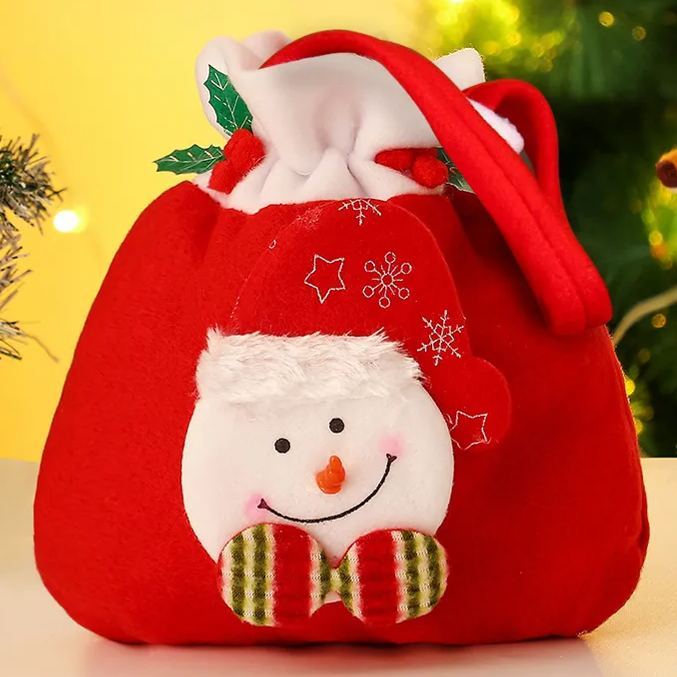 Christmas Gifts Bag Cute Gift Bag For Festival Package 23x20cm Style D - makephotopuzzleuk