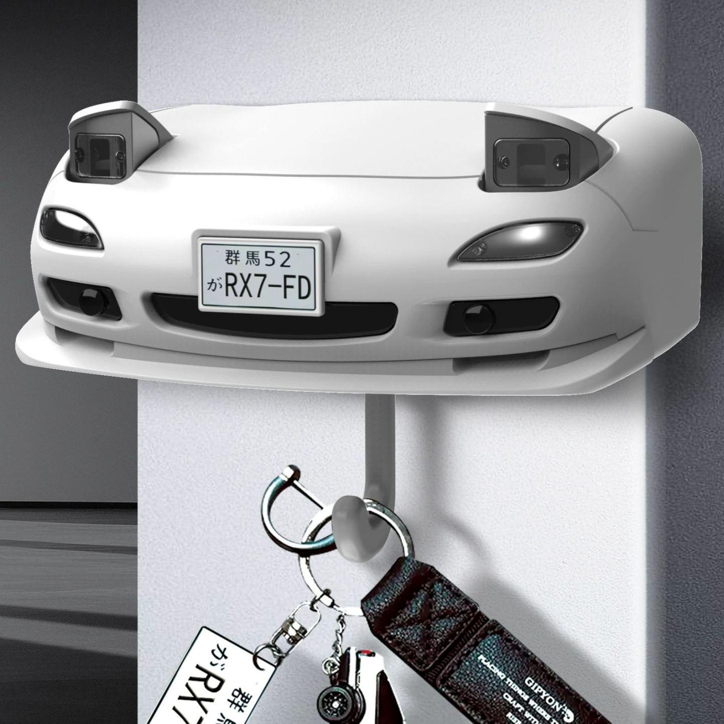 Car Key Hook Relive Classic Car Moments Pop - up headlights Key Hook - makephotopuzzleuk