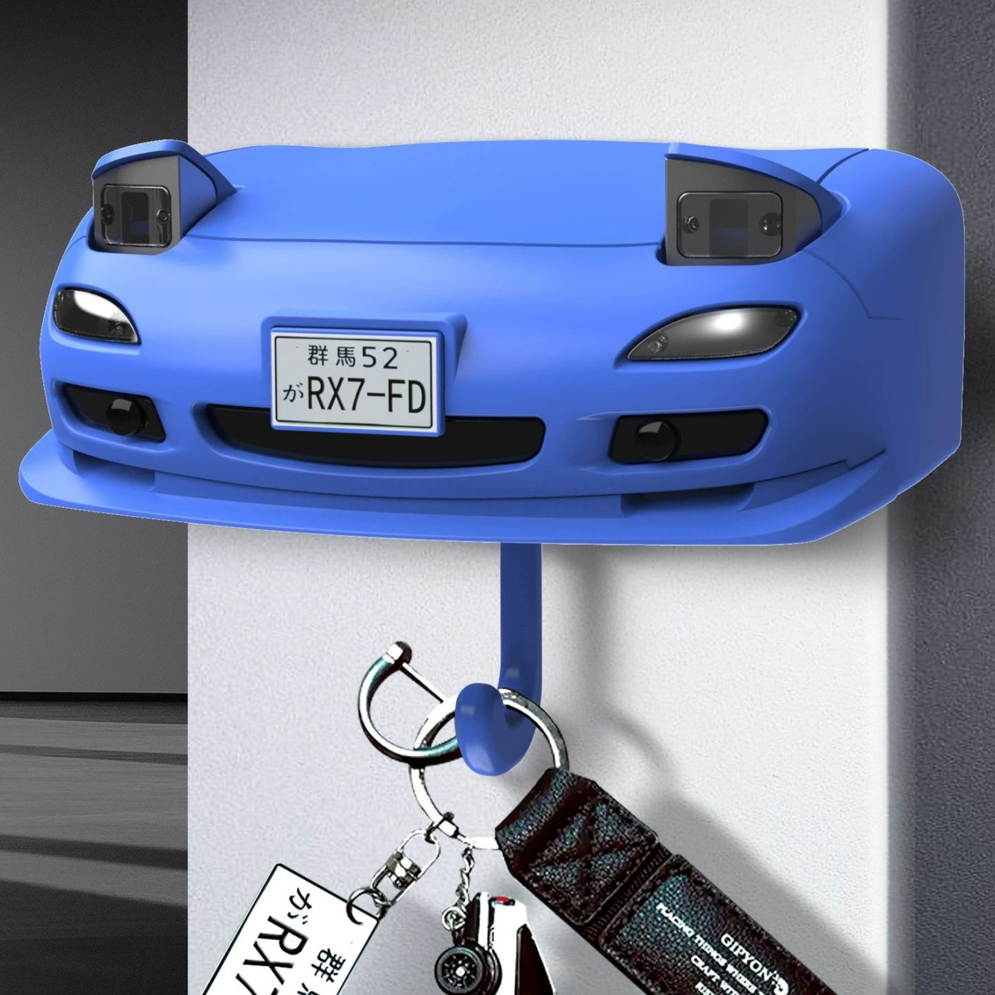 Car Key Hook Relive Classic Car Moments Pop - up headlights Key Hook - makephotopuzzleuk