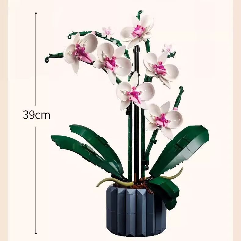 Eternal Bloom Gift for Christmas & Home Décor Flower Bouquet Building Blocks - makephotopuzzleuk