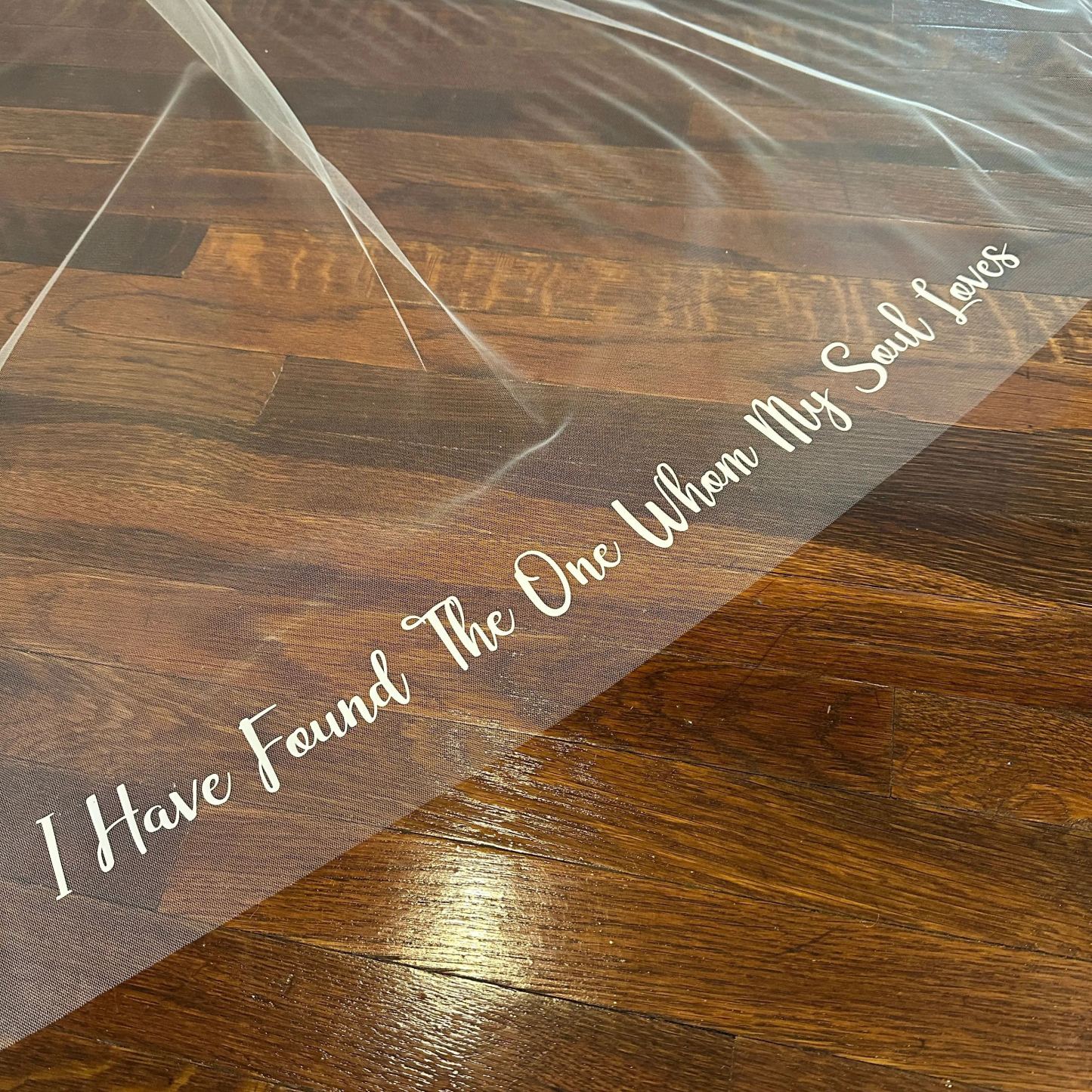 "I Have Found The One" Veil - makephotopuzzleuk
