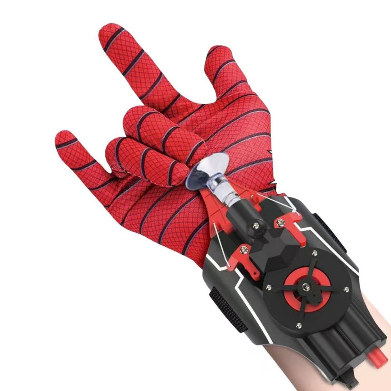 Web Shooters, Spider Silk Launcher for Kids - USB Charging, Rope Launcher - Can Grab Small Objects, Super Hero Wrist Toy Cosplay Bracers Accessories - makephotopuzzleuk