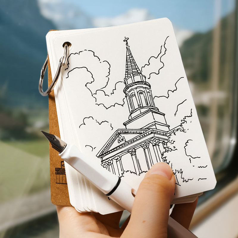 Sketch Coloring Book Series Portable Pocket Graffiti Hand-painted Drawing Book Sketch - makephotopuzzleuk